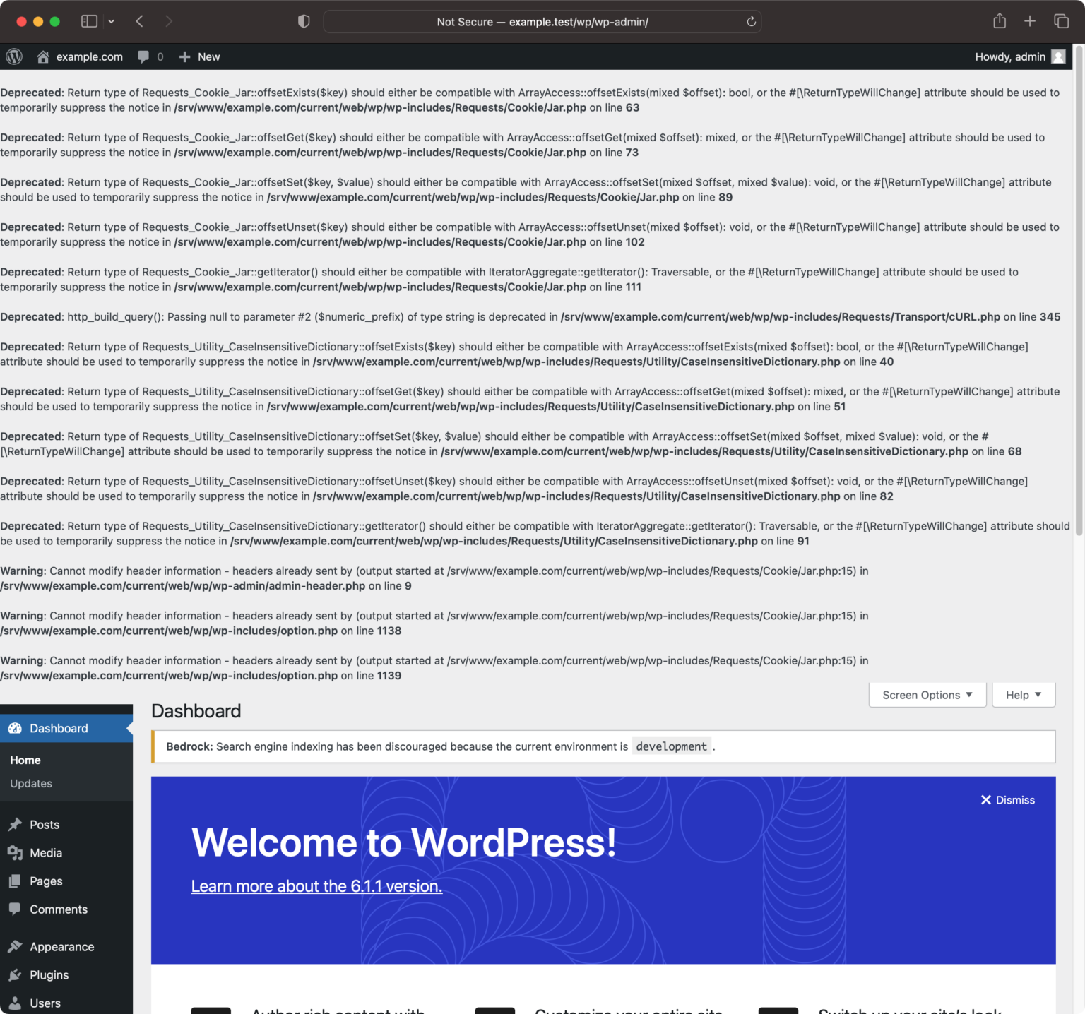 Help Not Found WordPress PHP 8.1 Support: Not Found | Roots