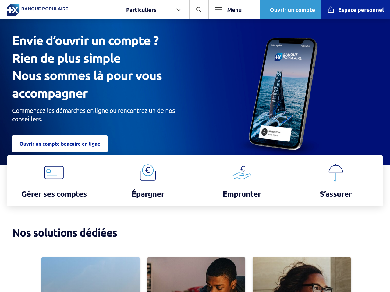 Screenshot of https://www.banquepopulaire.fr/