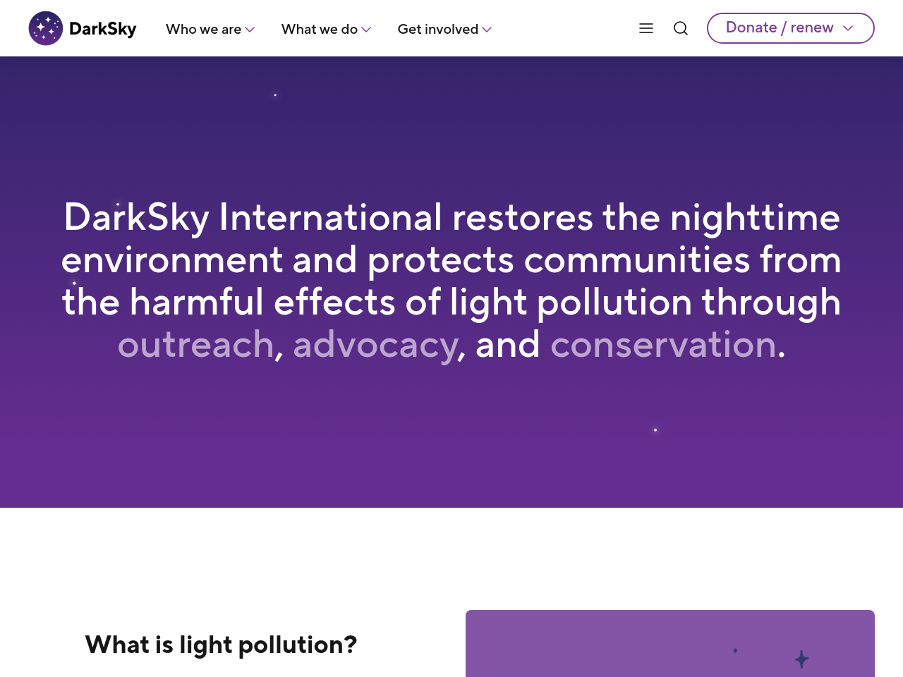 Screenshot of https://darksky.org/