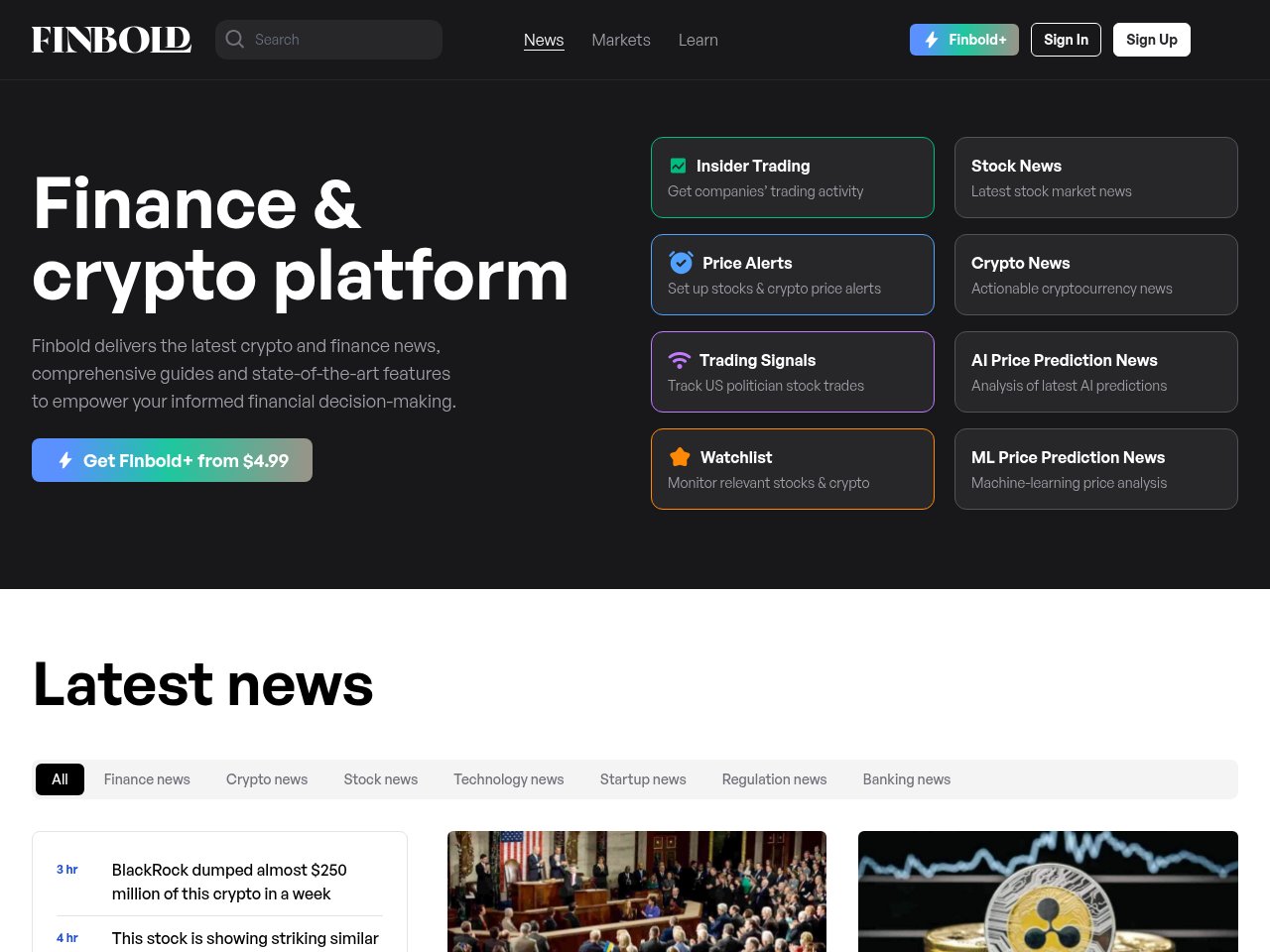 Screenshot of https://finbold.com/