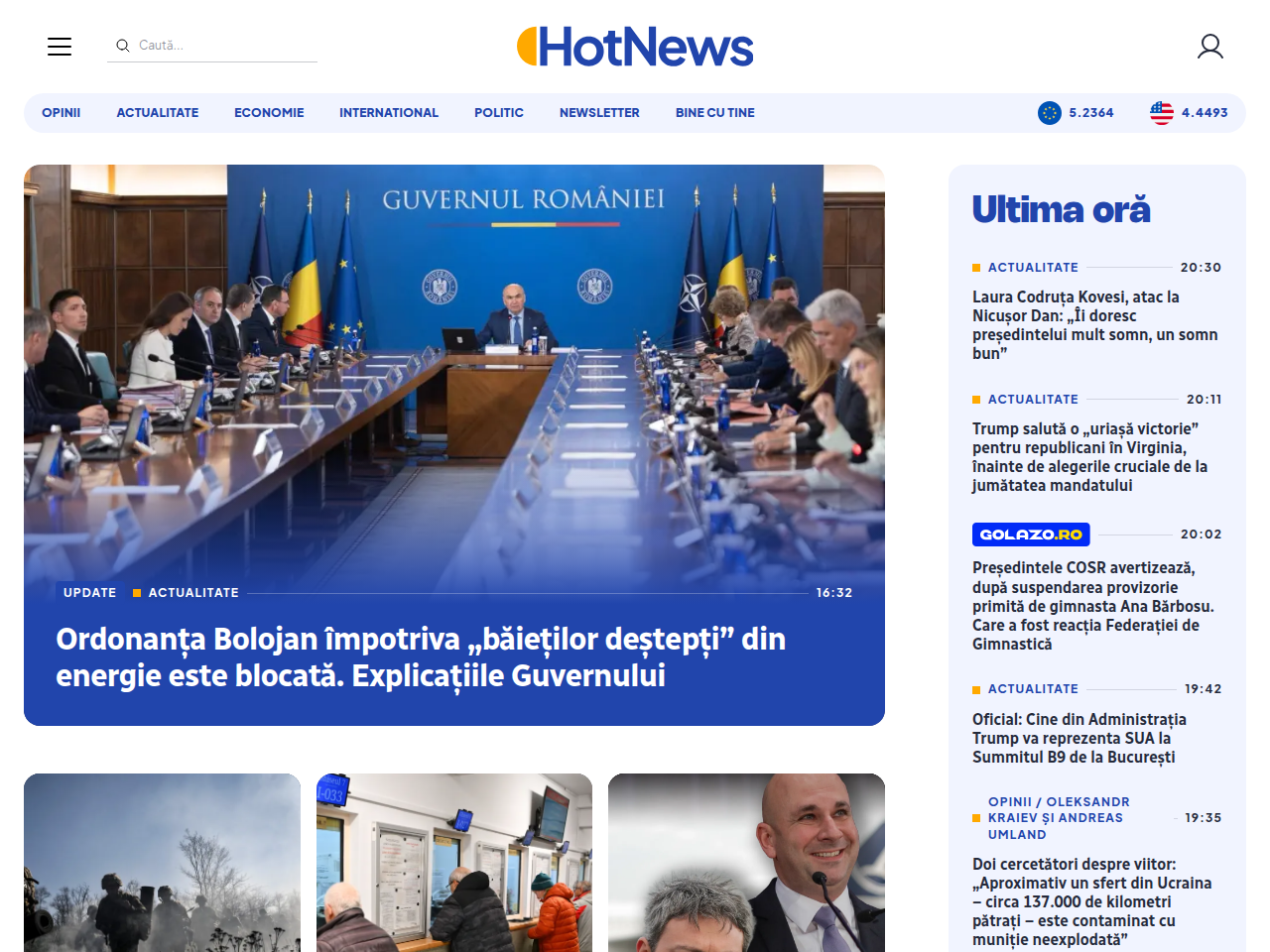 Screenshot of https://hotnews.ro/