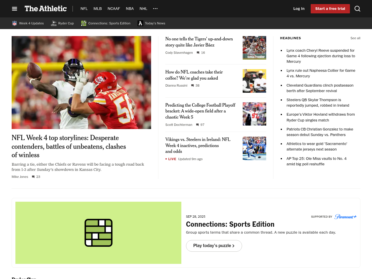 Screenshot of https://www.nytimes.com/athletic/