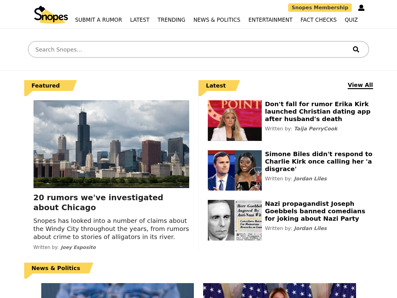 Screenshot of https://www.snopes.com/